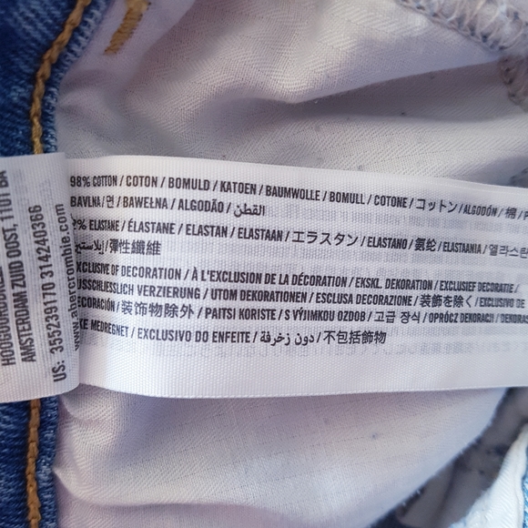 HOLLISTER Blue High-Waist Distressed Jeans - Picture 7 of 12